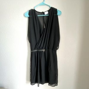 VILA mini black dress, Size: M, stretchy